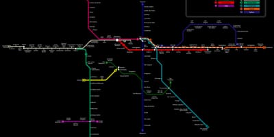 Метро Карта Сао Пауло CPTM