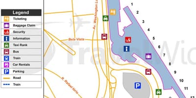 Карта Међународни аеродром Цонгонхас