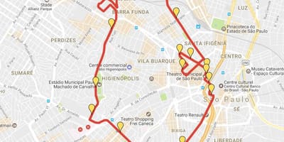 Карта Међународног борби са биковима Сан Сильвестре