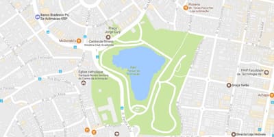 Карта парк аклиматизације Сао Пауло
