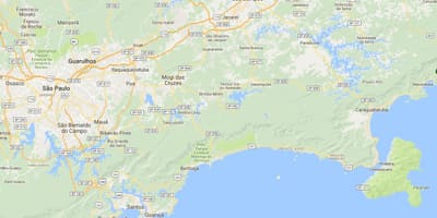 Карта плаже Брава