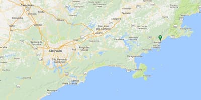 Карта плажа Вермелья-ДОО-Норти