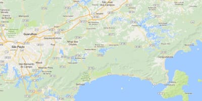 Карта плаже Переке Аку