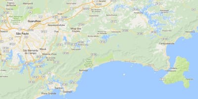 Карта плаже Переке-Мирин