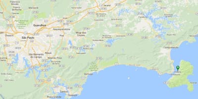 Карта плаже Переке