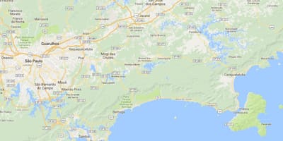 Карта плаже Санта Рита