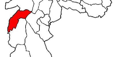 Карта супрефектур Кампу-лимпу-Сао Пауло