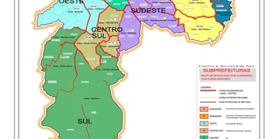 Мапа региона Сао Пауло