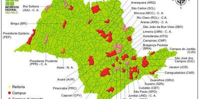 Карта Савезног института за Сао Пауло - шпански