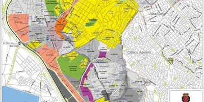 Карта Санту-Амару Сао Пауло - окупација земље