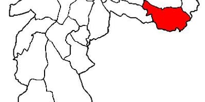 Карта Сао Матеус под-префектура Сао Пауло