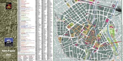 Карта центра за Сан-Паоло