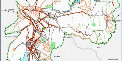 Карта Сао Пауло бициклистичка стаза