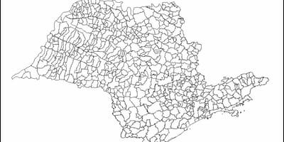 Карта Сао Пауло Девица - општине