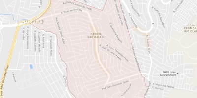 Карта Сан Рафаел-Сао Пауло