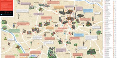 Карта Сао Пауло споменици