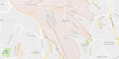 Карта станице Сао Пауло