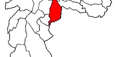Карта супрефектур Ипиранга-Сао Пауло