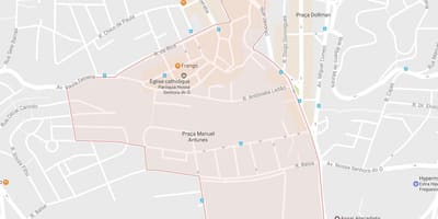 Карта Фрегезия раде Сао Пауло