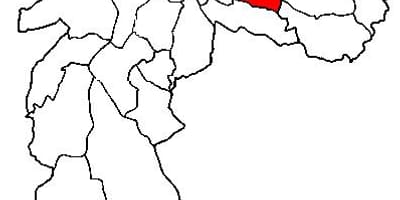 Карта Центар-Вила супрефектур Формоза-Сао Пауло