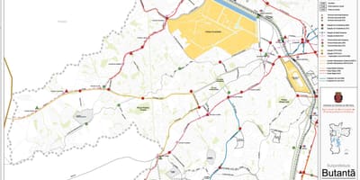 Карта Butantã Сао Пауло - јавни превоз