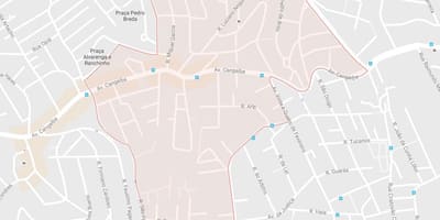 Карта Сао Пауло Cangaíba
