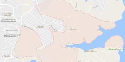 Карта Сао Пауло Grajaú