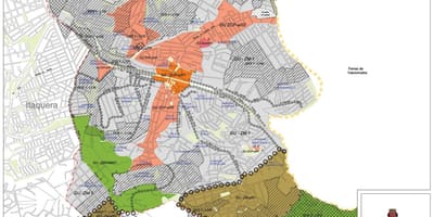 Карта Guaianases Сао Пауло - окупација земље