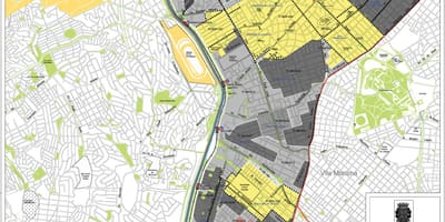 Картица атракција Сао Пауло - окупација земље
