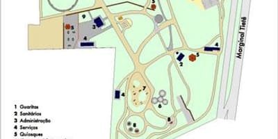 Карта Piqueri Парк, У Сао Паулу