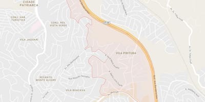 Карта Сао Пауло Pirituba