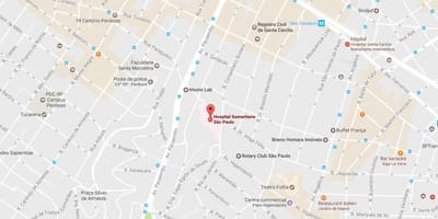 Карта samaritano, одличан болници у Сао Паулу