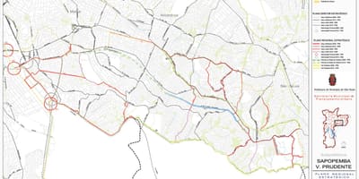 Карта Sapopembra Сао Пауло - путева