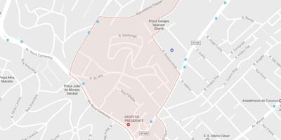 Карта Сао Пауло Tucuruvi