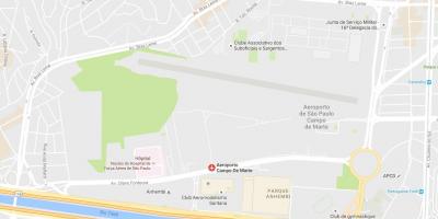 Мапа аеродрома Цампо де марту