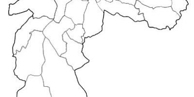Карта Сао Пауло Нордеште зоне