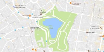 Карта парк аклиматизације Сао Пауло