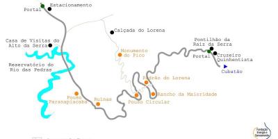 Карта за пут на море Сан-Паоло