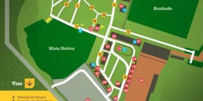 Карта парка Сао Пауло Родейо