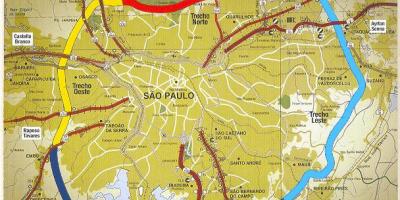 Карта Сао Пауло Вашингтон