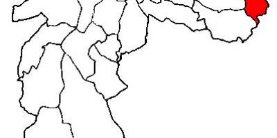 Карта округ Сидаде Тирадентесе