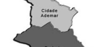 Мапа града супрефектур Адемар